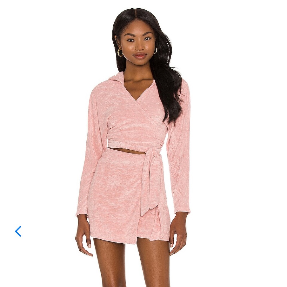 Lovers + Friends Tamara Sweatshirt and skirt set